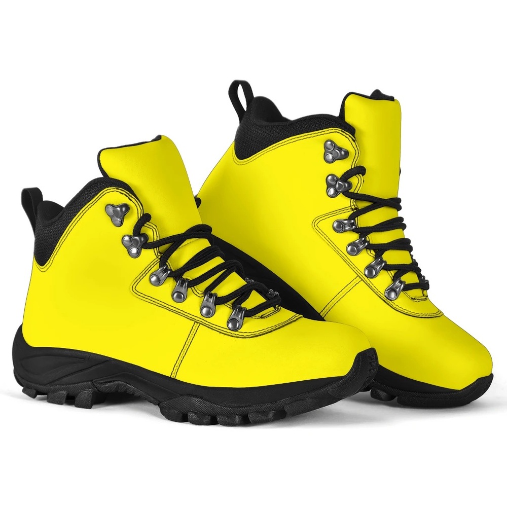 HIKING BOOTS Yellow Women’s Sz 7.5 US BRAND NEW